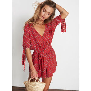 Faithfull the Brand Cusco Playsuit in Lucy…